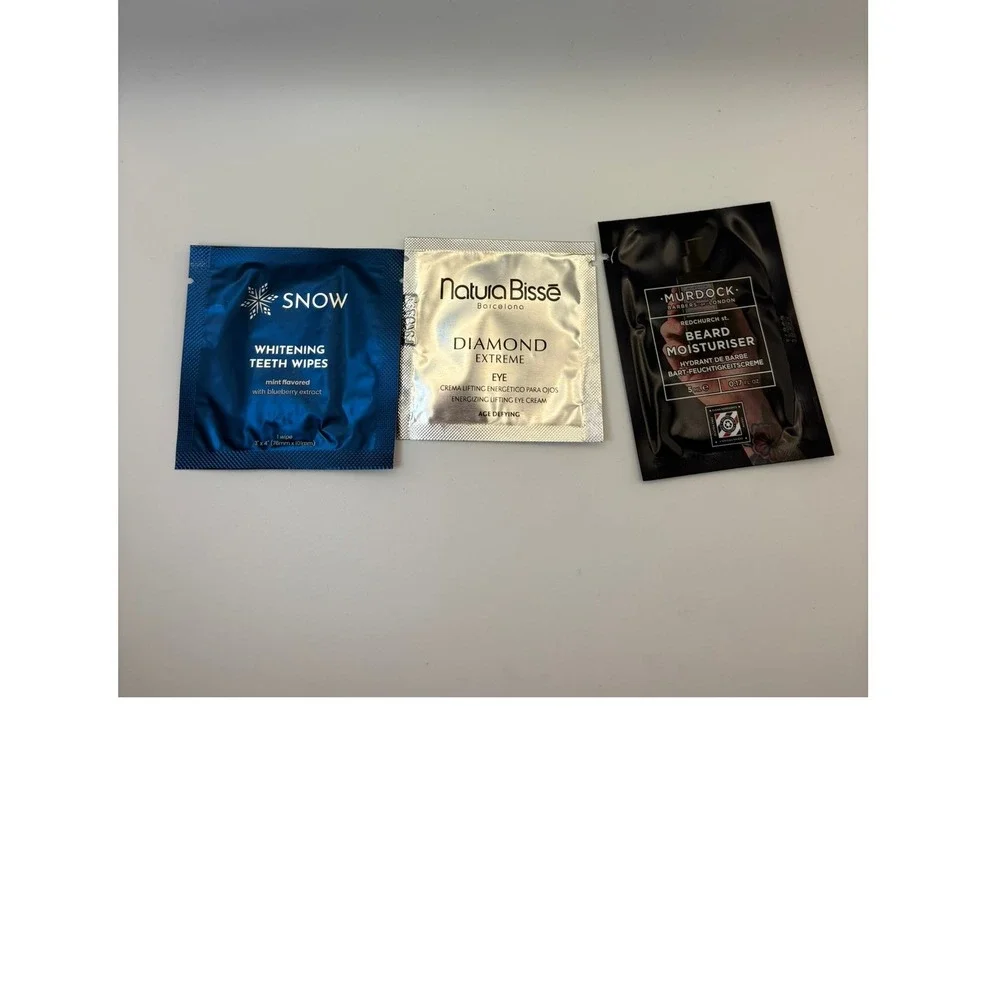 7pc Luxury Skincare Grooming Sample Lot Natura Bisse‎ Sisley Macrene Snow Babor